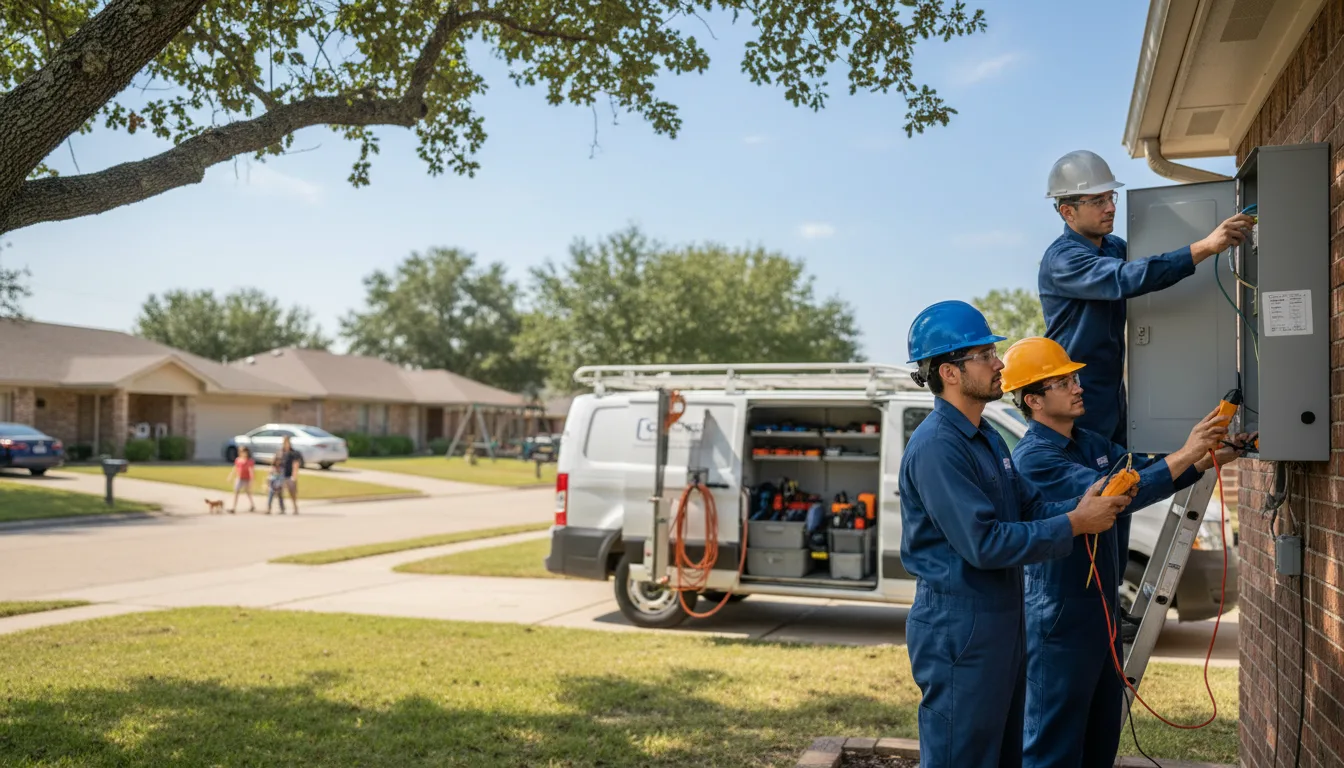 Certified electrician providing emergency electrical services in Meadow, UT